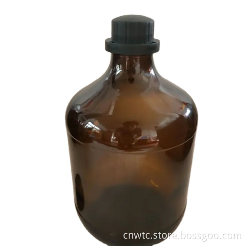 Chemical Pharmaceutical 2500ml Amber Glass Reagent Bottles